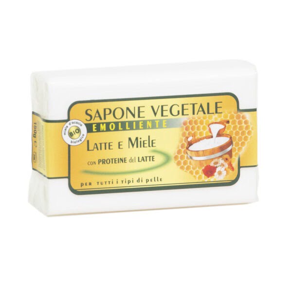 Sapone vegetale: sapone Latte e Miele – 150 gr.